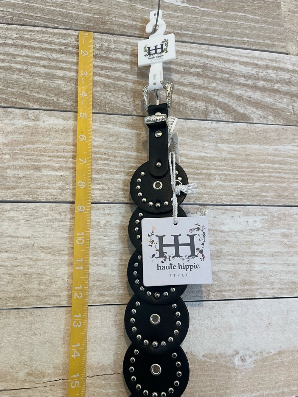 Haute Hippie Belt Western Boho Cowboy Circular Disc - Picture 3 of 8